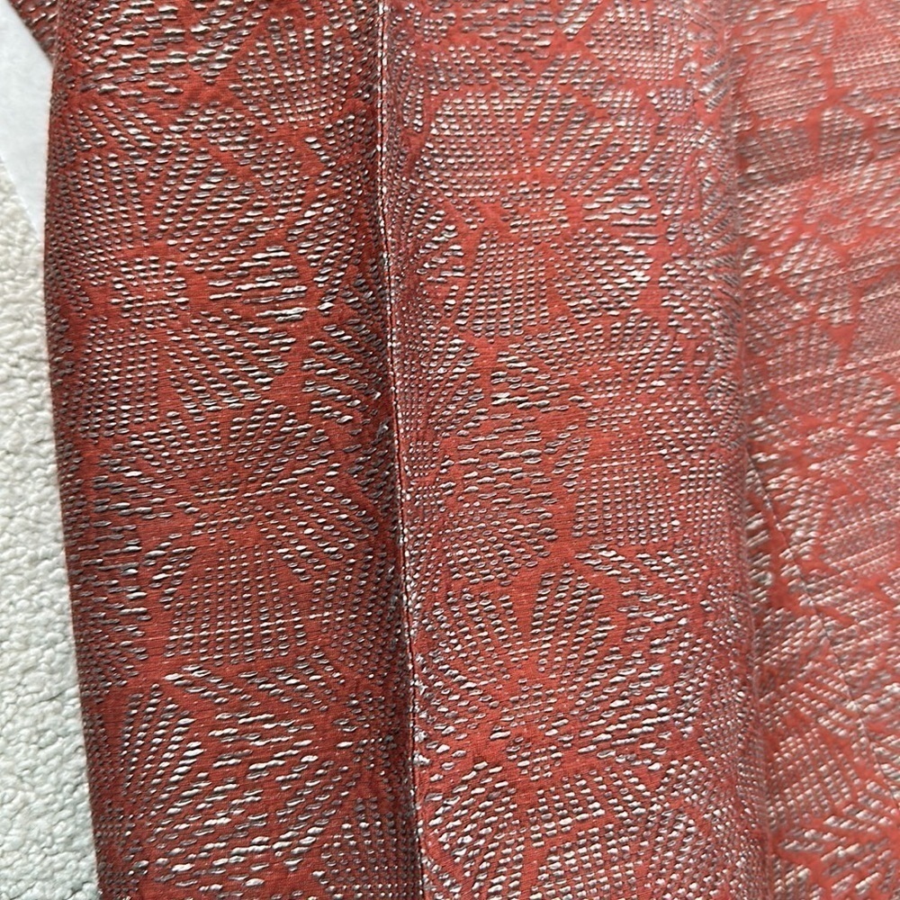 Worth New York Rust Tapestry Print Pants, zippered pockets, Fully Lined, Size 6 - Picture 13 of 14